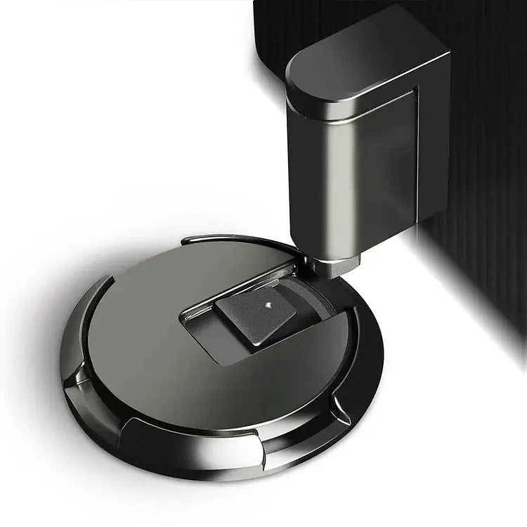 Floor Door Stopper Press-To-Lock Zinc Alloy Child-Safe