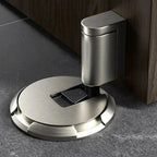 Floor Door Stopper Press-To-Lock Zinc Alloy Child-Safe