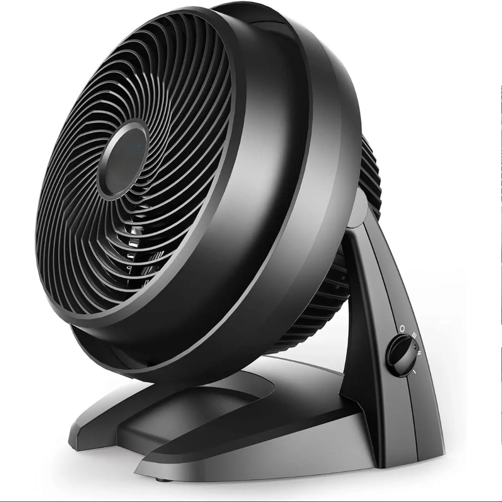 Floor Fan 3-Speed Adjustable Tilting Head Removable Grill