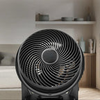 Floor Fan 3-Speed Adjustable Tilting Head Removable Grill