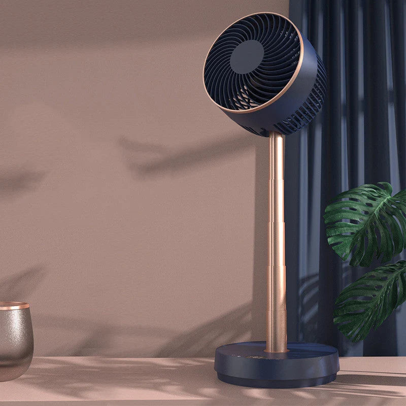 Floor Fan Remote Control 8-Speed Adjustable Height