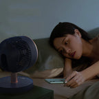 Floor Fan Remote Control 8-Speed Adjustable Height