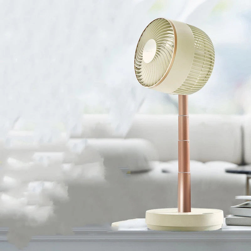 Floor Fan Remote Control 8-Speed Adjustable Height