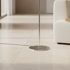 Floor Lamp Adjustable Gooseneck Head Metal Body Foot Switch