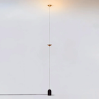 Floor Lamp Adjustable LED Color Temperatures Slim Marble Base