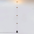 Floor Lamp Adjustable LED Color Temperatures Slim Marble Base