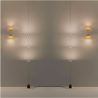 Floor Lamp Adjustable LED Color Temperatures Slim Marble Base