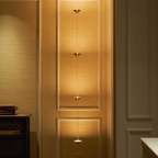 Floor Lamp Adjustable LED Color Temperatures Slim Marble Base