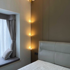 Floor Lamp Adjustable LED Color Temperatures Slim Marble Base