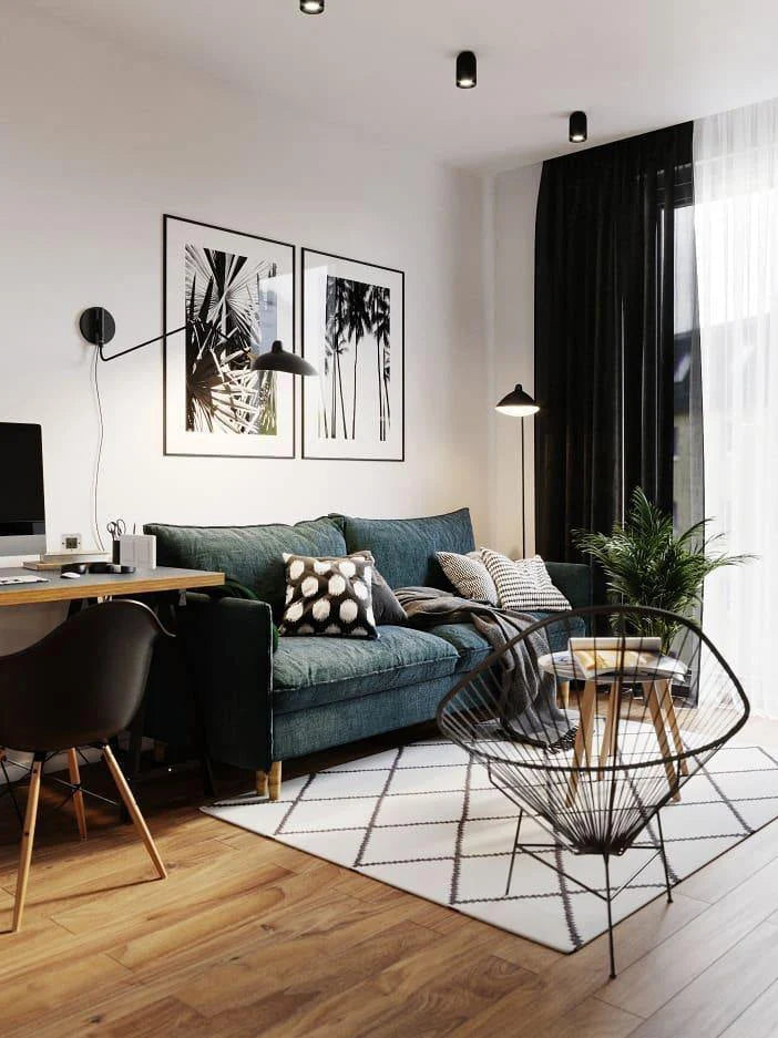 Floor Lamp Adjustable Spotlight Tripod Base