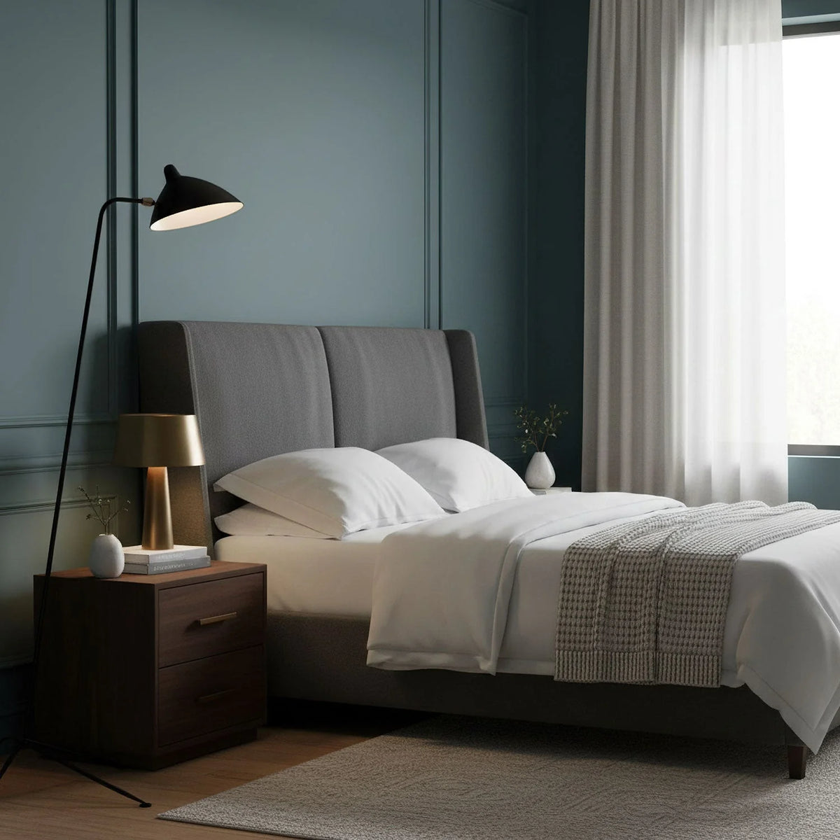 Floor Lamp Adjustable Spotlight Tripod Base