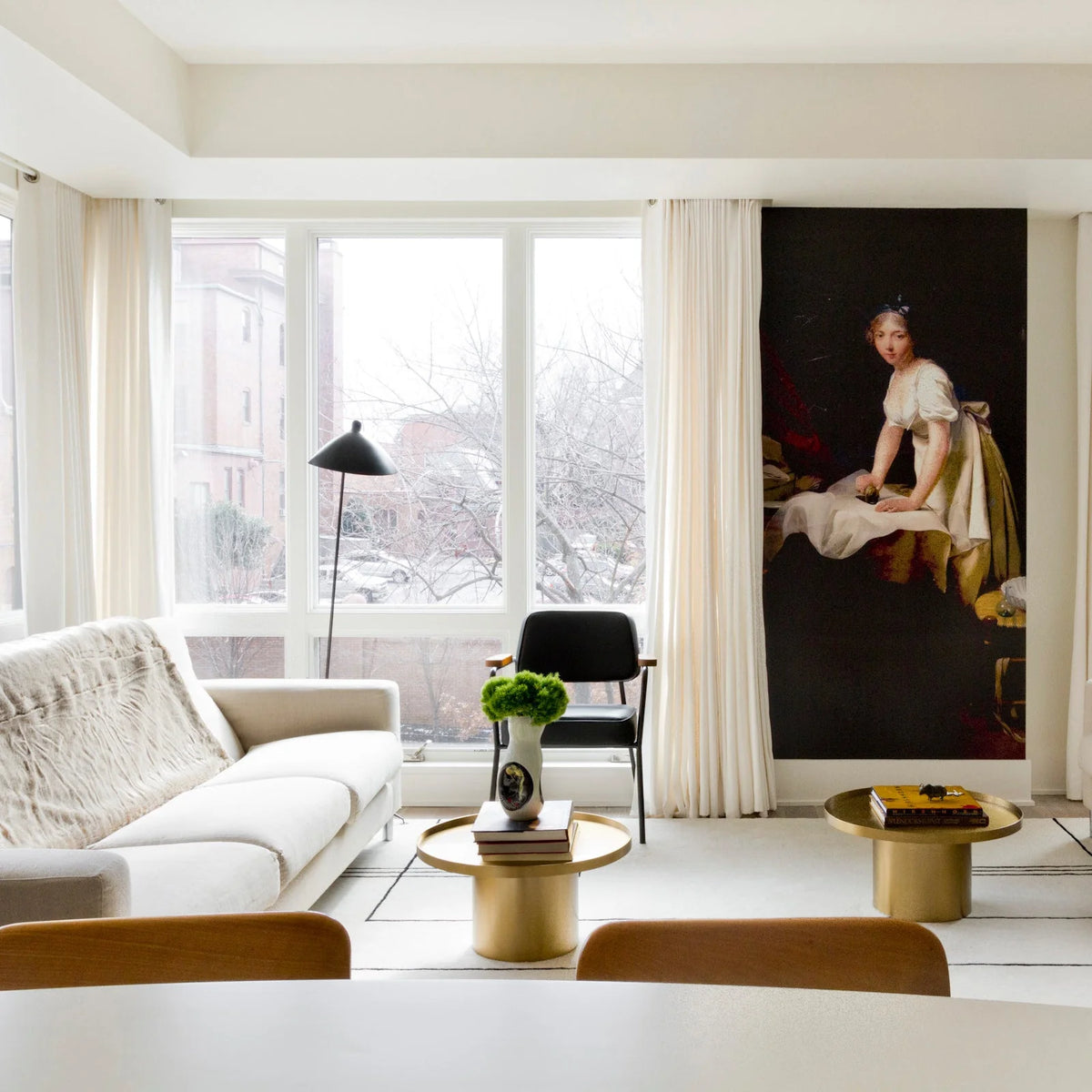 Floor Lamp Adjustable Spotlight Tripod Base