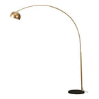 Floor Lamp Arched Metal Adjustable Height & Sturdy Round Base