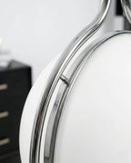 Floor Lamp Chrome Frame Acrylic Globes 3000K Warm Light