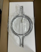 Floor Lamp Chrome Frame Acrylic Globes 3000K Warm Light
