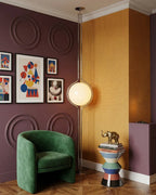 Floor Lamp Chrome Frame Acrylic Globes 3000K Warm Light