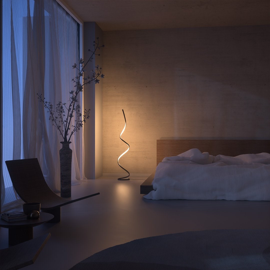 Floor Lamp Dimmable LED & Remote Control