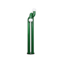 Floor Lamp Double Glass Globes Iron Arch Dimmer Compatible