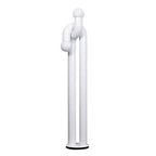 Floor Lamp Double Glass Globes Iron Arch Dimmer Compatible