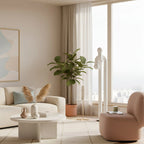 Floor Lamp Double Glass Globes Iron Arch Dimmer Compatible