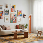 Floor Lamp Double Glass Globes Iron Arch Dimmer Compatible