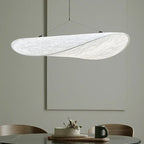 Floor Lamp Handmade Wavy Fabric & Metal Remote Dimming