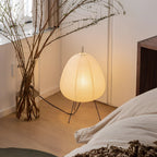 Floor Lamp Japanese-Inspired Rice Paper Shade