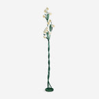 Floor Lamp Orchid Flower Design USB Charging & Foot Switch