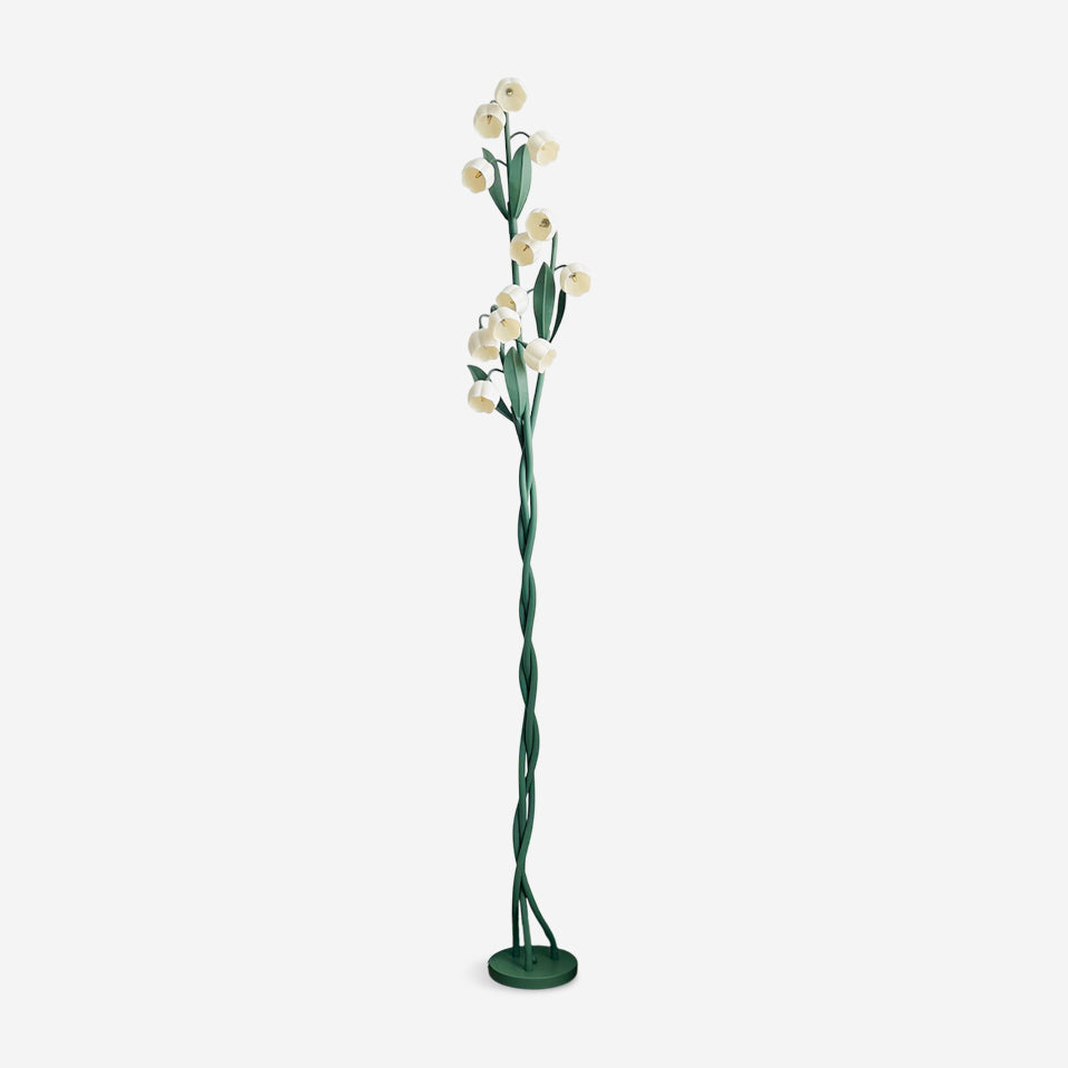 Floor Lamp Orchid Flower Design USB Charging & Foot Switch
