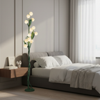 Floor Lamp Orchid Flower Design USB Charging & Foot Switch