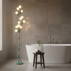 Floor Lamp Orchid Flower Design USB Charging & Foot Switch