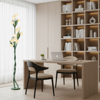 Floor Lamp Orchid Flower Design USB Charging & Foot Switch