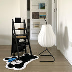 Floor Lamp Pear-Shaped Silk Shade Warm Ambient LED Compatible