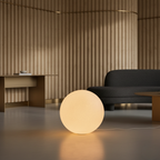 Floor Lamp Resin Globe Marble Base Soft Light Diffusion