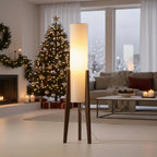Floor Lamp Scandinavian Solid Walnut Dimmable LED