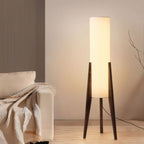 Floor Lamp Scandinavian Solid Walnut Dimmable LED
