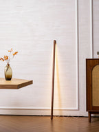 Floor Lamp Scandinavian Wood & Acrylic Dimmable LED
