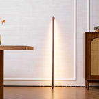 Floor Lamp Scandinavian Wood & Acrylic Dimmable LED