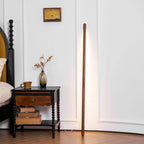 Floor Lamp Scandinavian Wood & Acrylic Dimmable LED