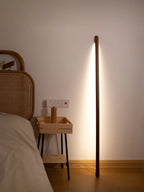 Floor Lamp Scandinavian Wood & Acrylic Dimmable LED