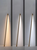 Floor Lamp Scandinavian Wood & Acrylic Dimmable LED