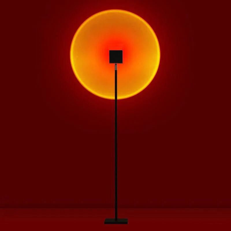 Floor Lamp Soft Halo Projection 3 Color Temperatures Anodized Aluminum