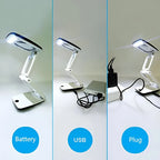 Floor Magnifier Lamp 3X Magnification LED Lights Adjustable Gooseneck