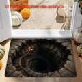 Floor Mat 3D Spiral Illusion Non-Slip & Easy Clean