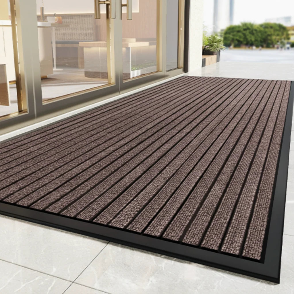 Floor Mat Non-Slip Polyester Surface & Rubber Backing