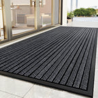 Floor Mat Non-Slip Polyester Surface & Rubber Backing