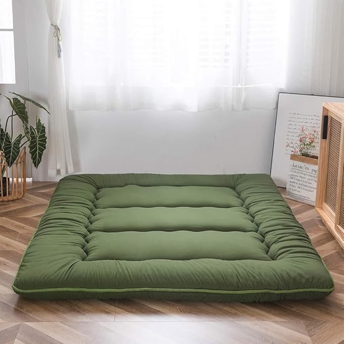 Floor Mattress 4-Inch Quilted Foldable & Machine Washable