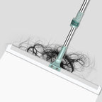 Floor Squeegee Silicone Bristles Telescopic Handle Streak-Free