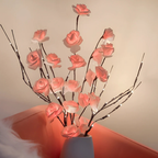 Floral Branch Lamp Malleable LED Battery Powered