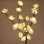 Floral Branch Lamp Malleable LED Battery Powered